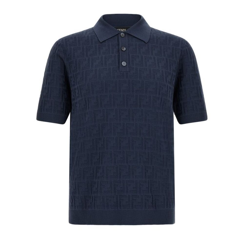 Fendi Men's Ff Cotton Polo Shirt